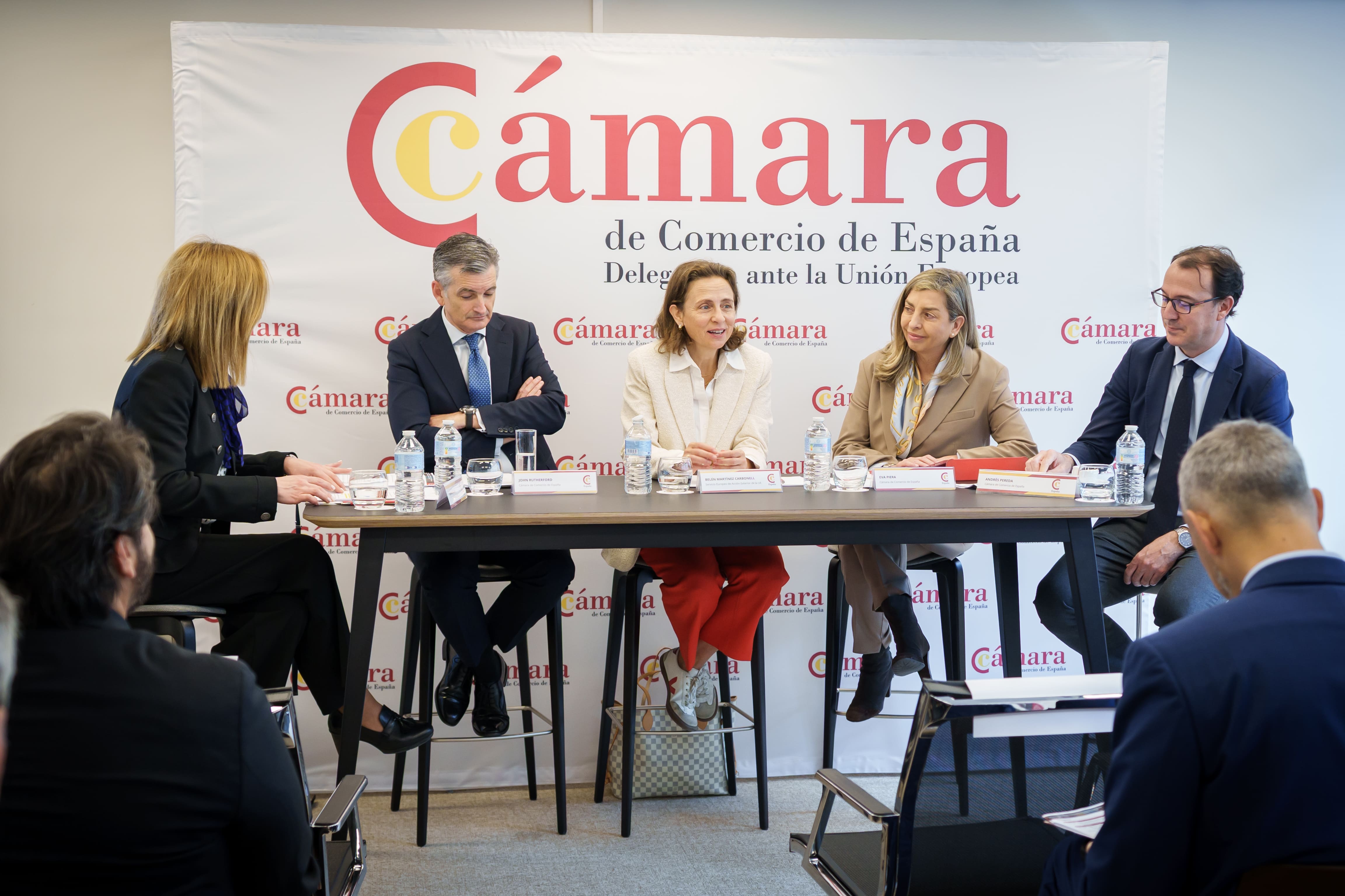 Las Comisiones de Asuntos Europeos e Internacionalización de la Cámara de Comercio de España debaten en Bruselas los desafíos de la acción exterior europea ante el nuevo orden económico global