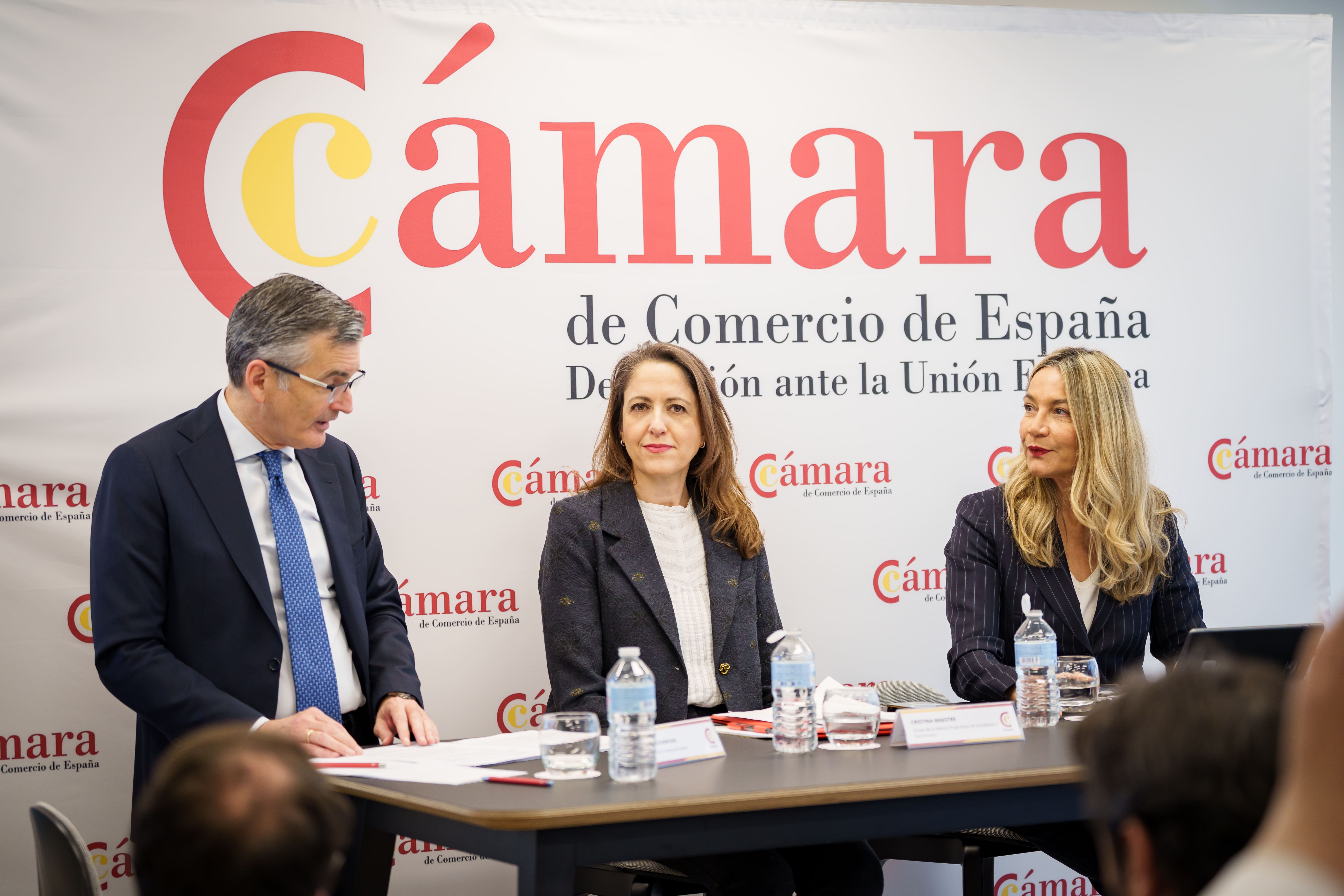 Las Comisiones de Asuntos Europeos e Internacionalización de la Cámara de Comercio de España debaten en Bruselas los desafíos de la acción exterior europea ante el nuevo orden económico global