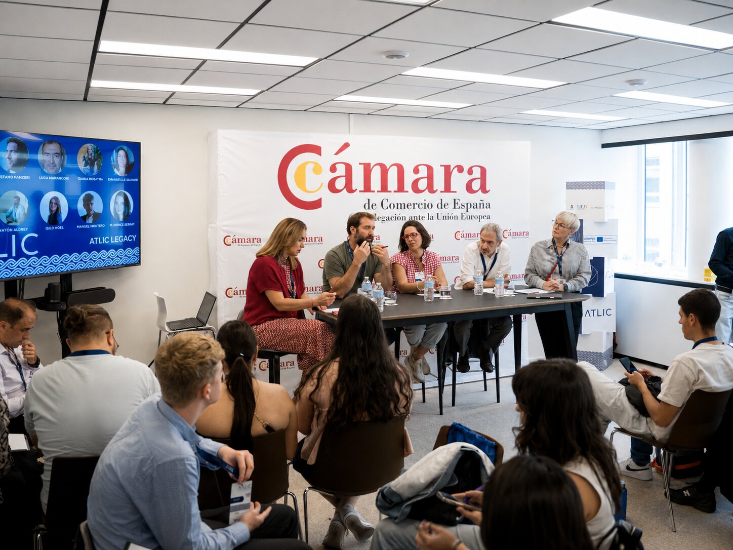 La Delegación ante la UE de la Cámara de Comercio de España acoge el encuentro europeo del proyecto ATLIC sobre emprendimiento juvenil y Economía Azul